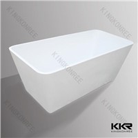 Modern design solid surface freestanding bathtub
