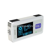 New portable ambulatory ECG device for effective cardiac monitoring ECG recorder with color screen