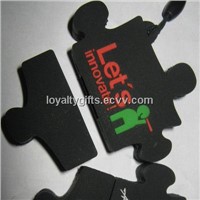 OEM Soft pvc silicon usb flash driver head holder with customized design