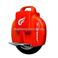 Original F-wheel Q1 orange color electric unicycle self balancing electric scooter Max.load 80KGs