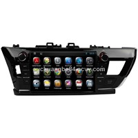 Ouchuangbo audio gps radio for pure android 4.2 Toyota Corolla 2014