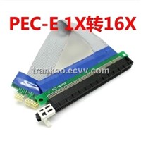 PCIe 1x/4x/16x To 16x PCI Bus Slot Adapter Card PCI-express