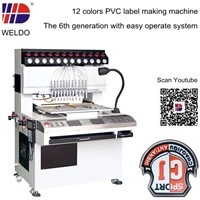 PVC label machine with easy use operation system