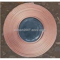 Pancake copper pipe coil