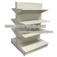 Perforated Back Panel Shelving