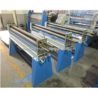 Power bending rollers machine for spiral duct forming