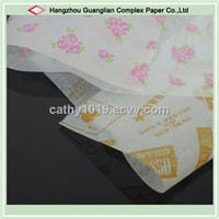 Printed Greaseproof Hamburger Wrapping Paper