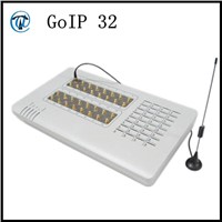Product for free phone call goip 32 voip gsm gateway with 32 sim card ports quad band