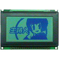 RS232 Graphic LCD module 12864 JQMRG12864B-FSW-GBW