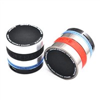 Rechargeable Mini Bluetooth Stereo Speakers, Super Bass Camera Lens, Support USB/SD/Microphone