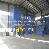 Resin sand reclaiming and molding line,resin sand production line