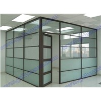Room dividers,glass wall,aluminium profile with glass to divide the space