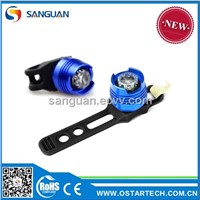 Sanguan Blue and Red LED Warning Flash Rear Light for Wheels
