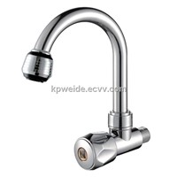 2015 Hot Sales Good Quality Single Handle Nickle Brush Kitchen Faucet KF-1905-38