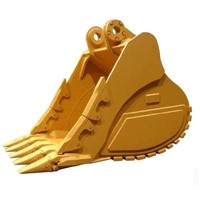 Standard, rock, heavy-duty excavator bucket