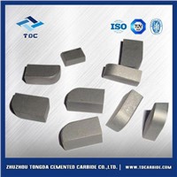 Tungsten carbide brazed inserts