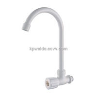 Whight Color ABS Single Handle Kitchen Mixer Tap KF-P4002