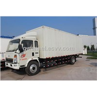 White Box Type Unloading Light Duty Trucks 8 Ton with EURO II Standard