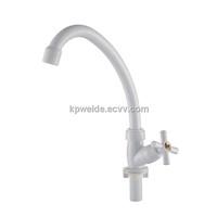 2015 Hot Sales Good Quality White Color ABS Kitchen Mixer Tap KF-P2001