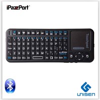 cheap ! iPazzPort mini wireless bluetooth silicone keyboard smart TV  keyboard