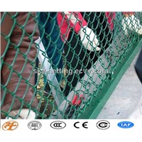 galvanized or PVC coated chain link fence