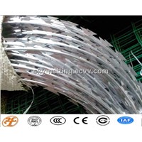 Galvanized / PVC Coated Razor Barb Wire