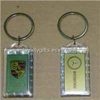 hot sale acrylic solar powered key ring