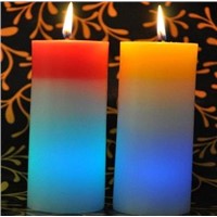 led candle with real flame