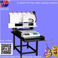 liquid PVC injection machine for lovely key chain