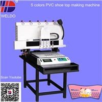 liquid PVC injection machine for shoe top easy use fast speed