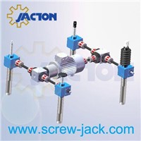 shaft and gearbox system to drive 4 screw-jacks raise and lower suppliers and manufacturers