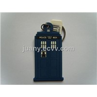 soft pvc 3d promotional keyring