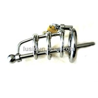 stainless steel male chastity lock chastity deive sex toys