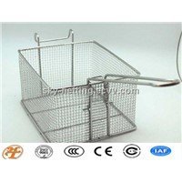 stainlss steel deep fry mesh basket ISO9001,SGS,CE