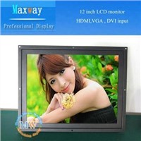 touch screen optional 12 inch open frame LCD monitor with vga hdmi port