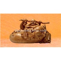 wood carving Art Sculpture Statue And buddha statue
