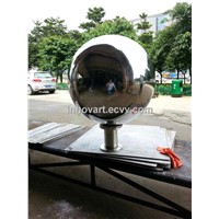 mirror polished stainless steel sphere
