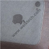 Silver Coated Spandex Nylon Mesh Fabric