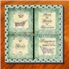 18cm *18cm  Wholesale Lovely CoastersCustom Available Ceramic Square Tea Mat Hot Selling Coasters