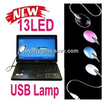Bright 13 LED Flexible USB Light Desk Lamp for Laptop Notebook Accessories Computer Peripherals