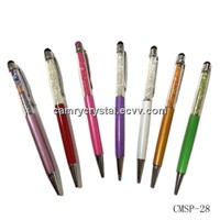 Crystal Metal crystal touch pen/Stylus