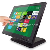 15inch touch screen monitor with VGA/DVI/USB for commercial and public