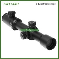 1-12x30 Low light hunting scope w/ Illuminated MilDot Matte 30mm riflescope
