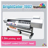 1.8m/3.2m large format eco solvent printer with dx7 /dx5 head