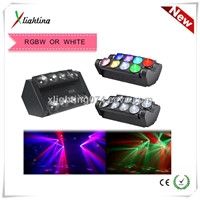 2014 NEW 8 PCS 10W White Spider LED Disco Light led moving head led stage lighting