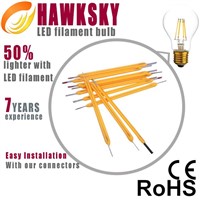 2014 NEW led fialment  light bulb multi power for choosing factory direct sale