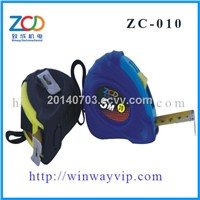 7.5m 25ft one stop button popular good use types of Coated Rubber carbon measuring tape factory