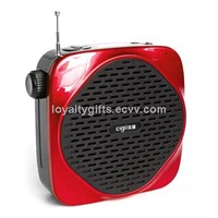 A826 Portable Voice Amplifier, Supports LCD/USB/TF Card Playback and Recording Functions
