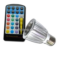 AC90-260 changing color LED RGB spotlight light bulb