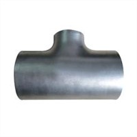 ASME/ANSI B16.9 Stainless Steel butt welded reducer tee pipe fitting exporter